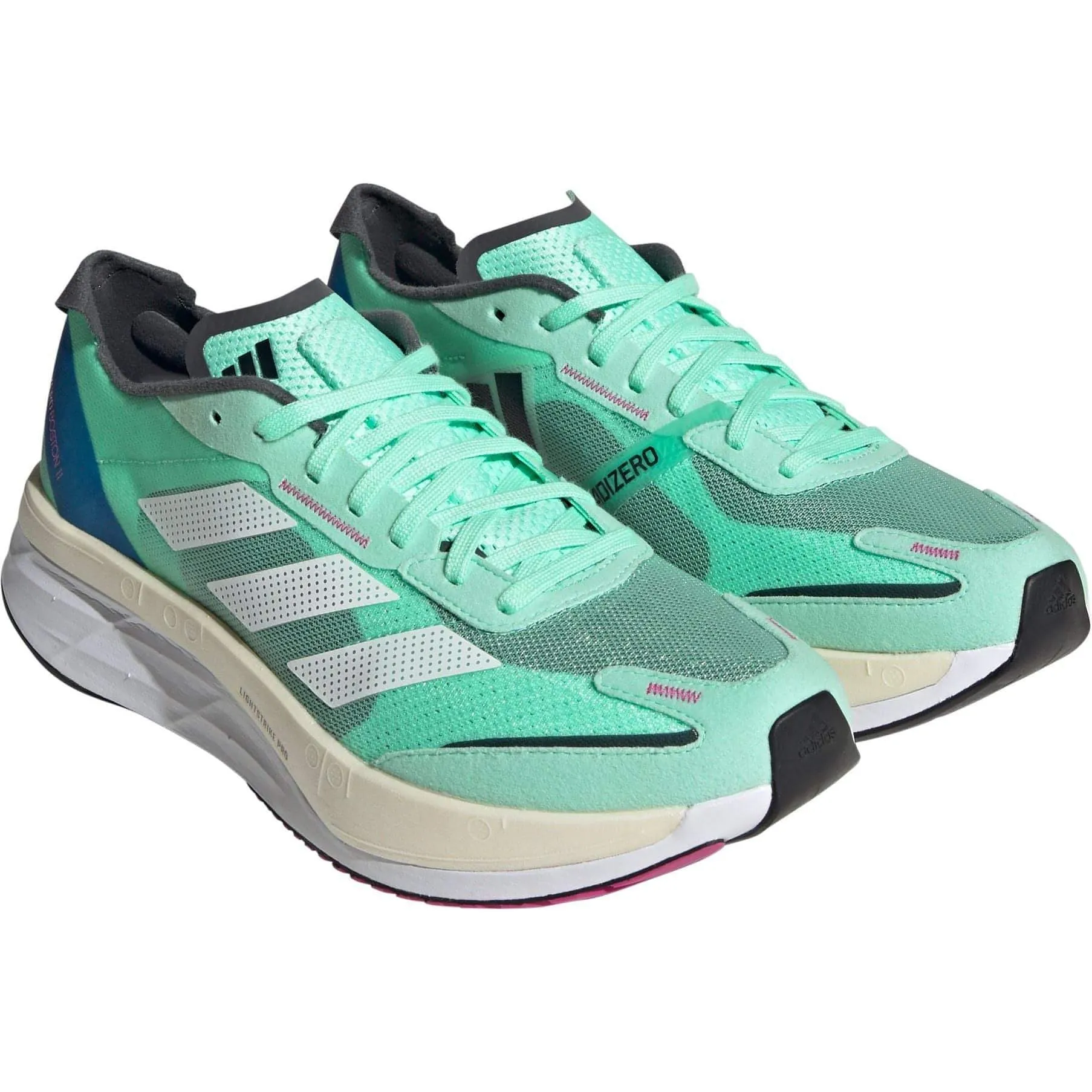 adidas Adizero Boston 11 Mens Running Shoes - Green