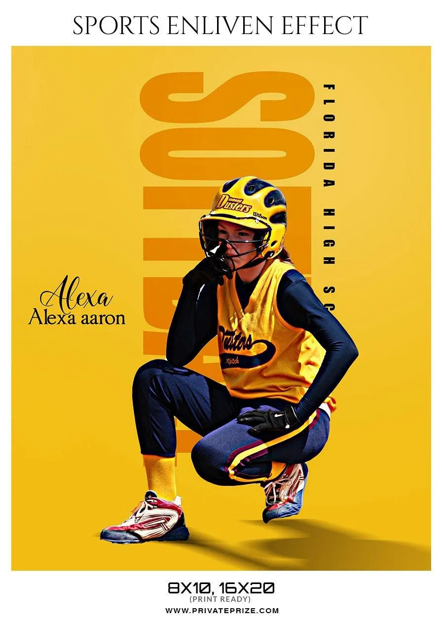 Alexa aaron -  Softball Template -  Enliven Effects