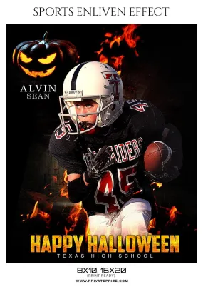 Alvin Sean - Football Halloween Template -  Enliven Effects