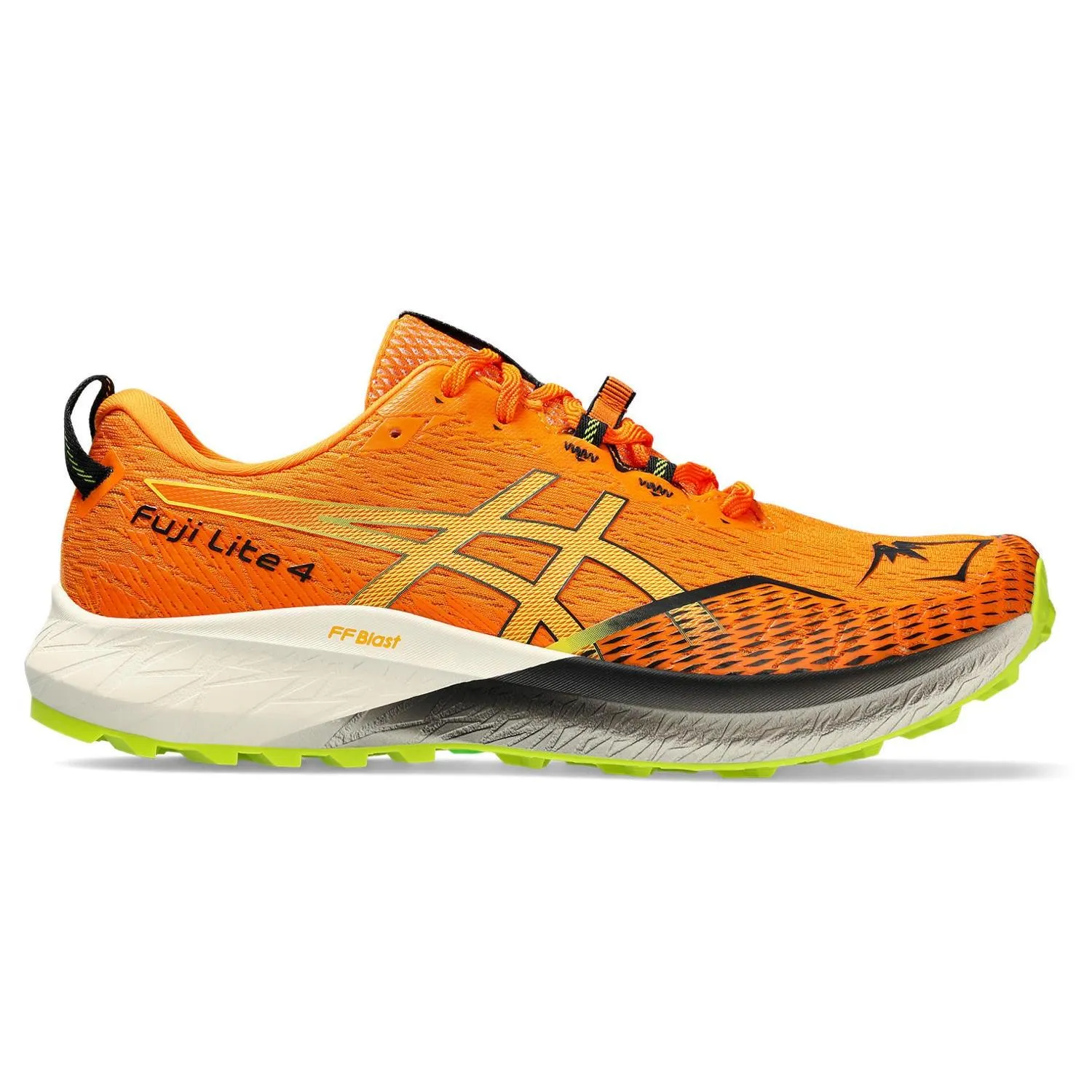 Asics Fuji Lite 4 Men's - Bright Orange/Neon Lime