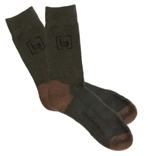 Banded Merino Wool Lightweight Calf Length Socks