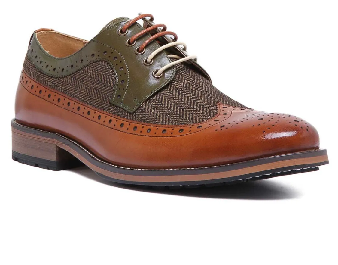 Barrett Lace Up Two Tone Shoe