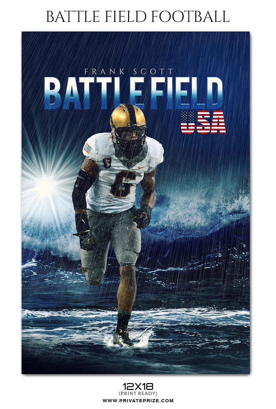 Battle Field Themed Sports Template