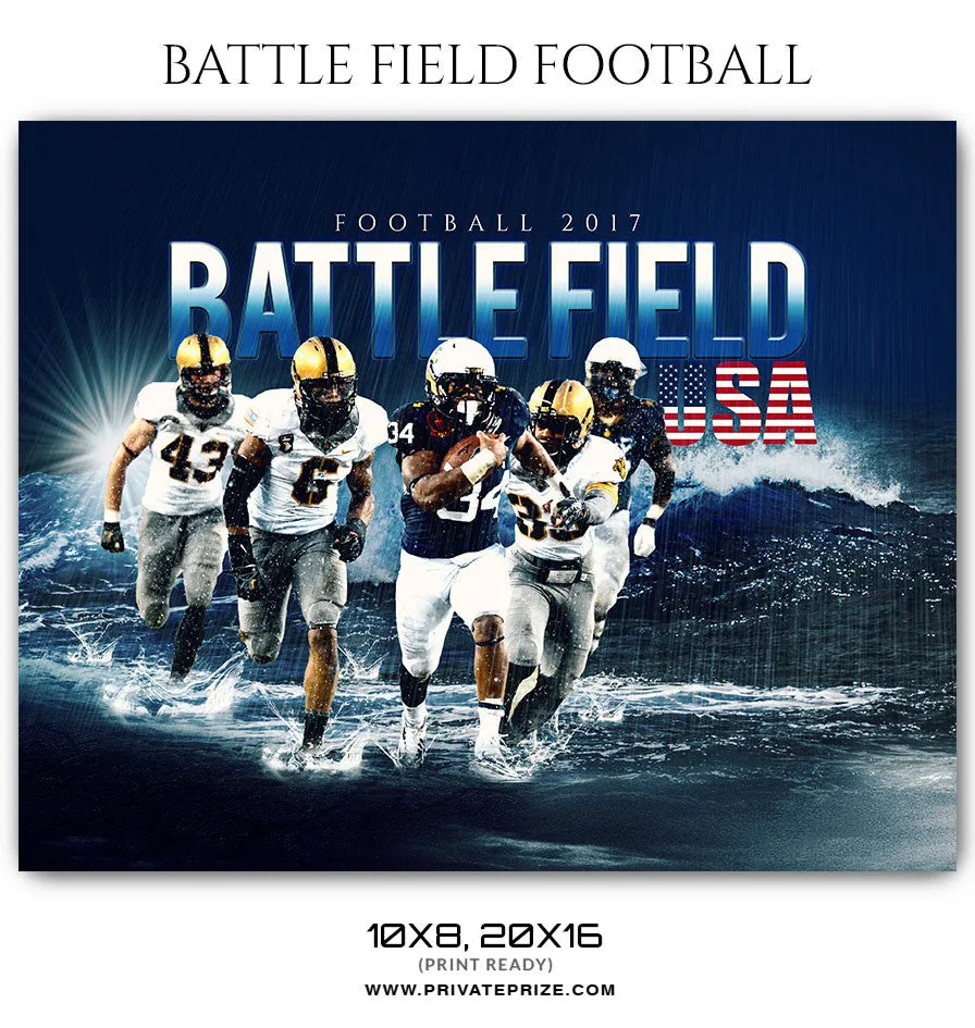 Battle Field Themed Sports Template