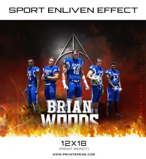 Brian Woods  - Football Themed Sports Photography Template