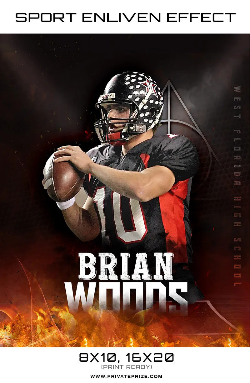 Brian Woods  - Football Themed Sports Photography Template