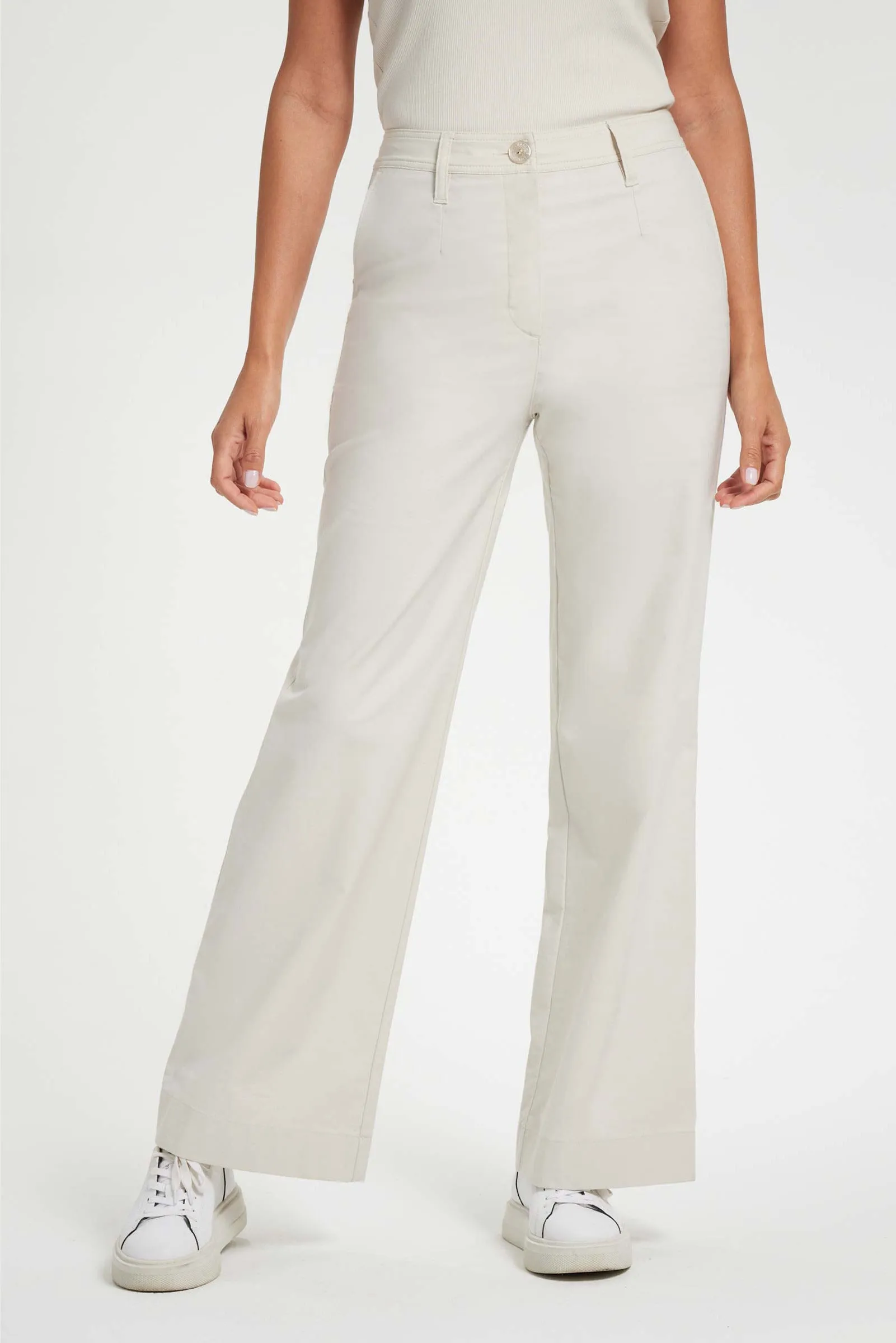 Brooklyn Wide Leg Mid-weight Pant