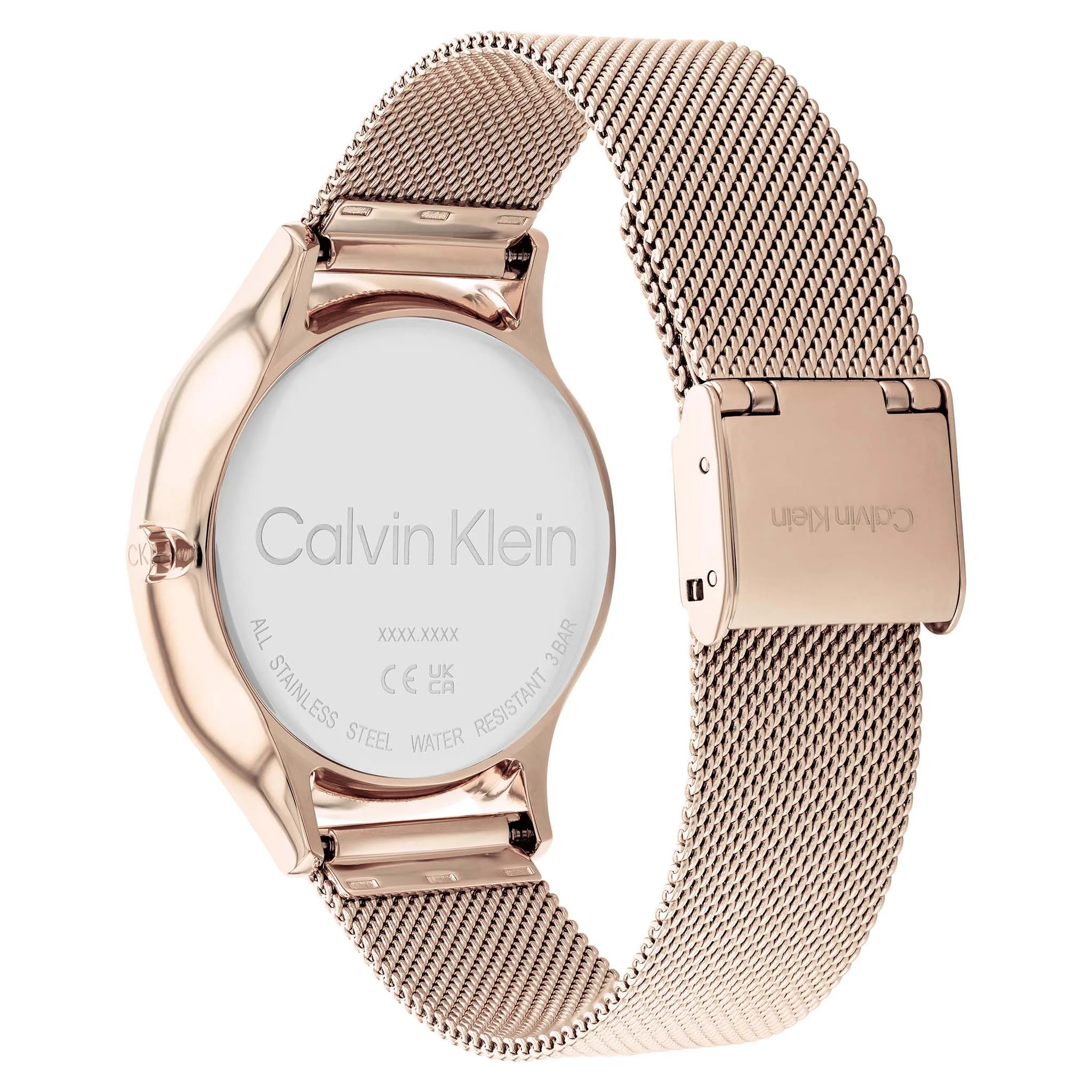 Calvin Klein Carnation Gold Mesh Women's Multi-function Watch - 25200102