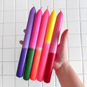 Dip Dye Candlestick 24cm - More Colors