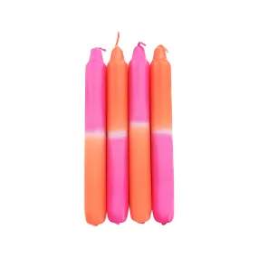 Dip Dye Candlesticks 19cm - 4 Pack