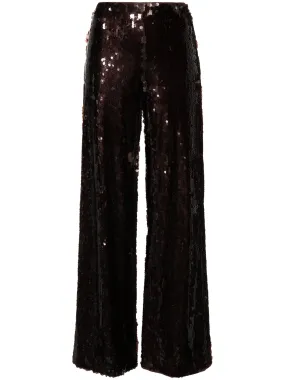 LUKE HIGH-WAISTED WIDE LEG TROUSERS