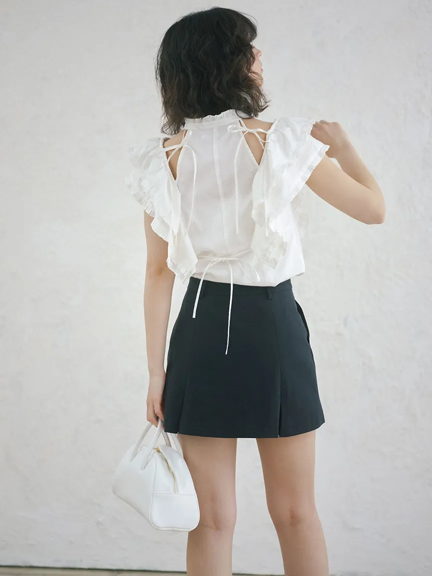 Mid Rise Mini Skirt