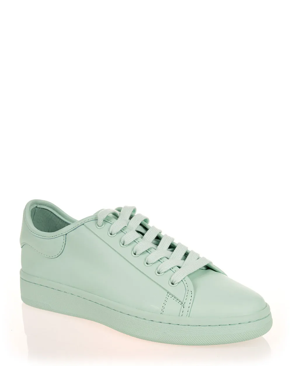 Minx Paris Matte Mint Leather Sneaker