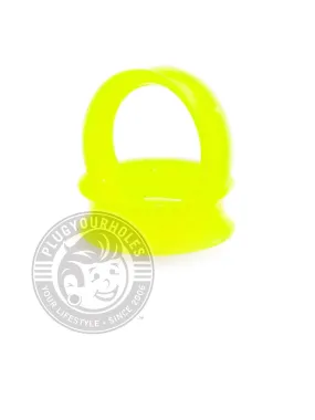 Neon Yellow Green Silicone Ear Skins