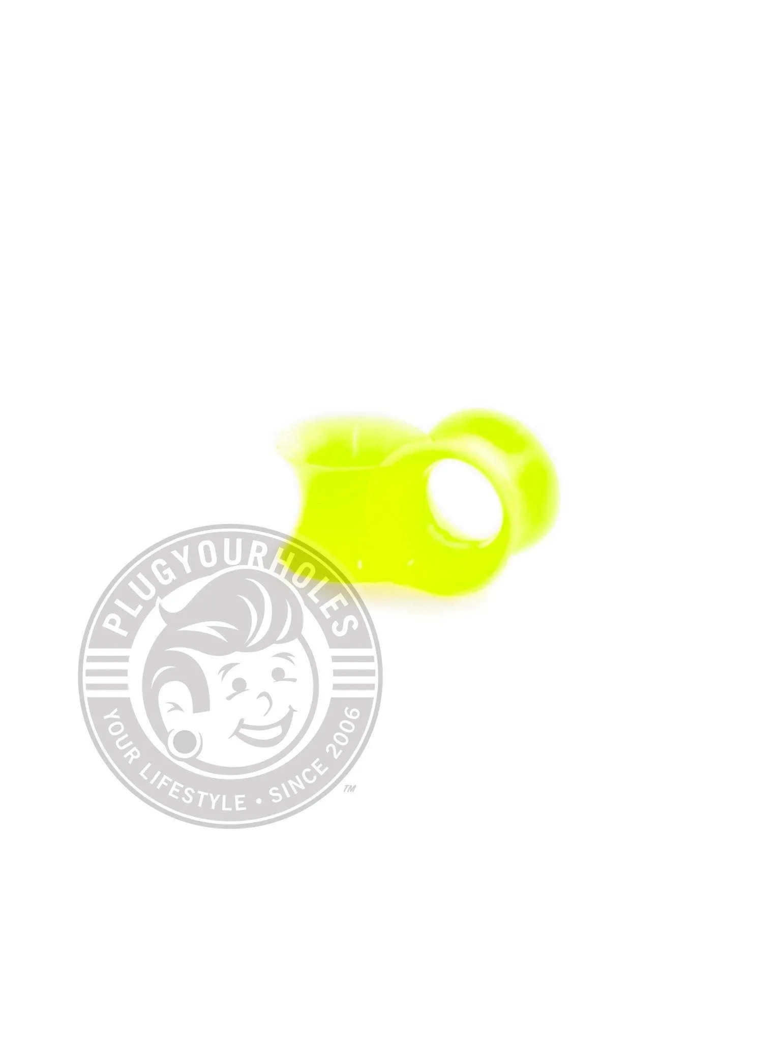 Neon Yellow Green Silicone Ear Skins