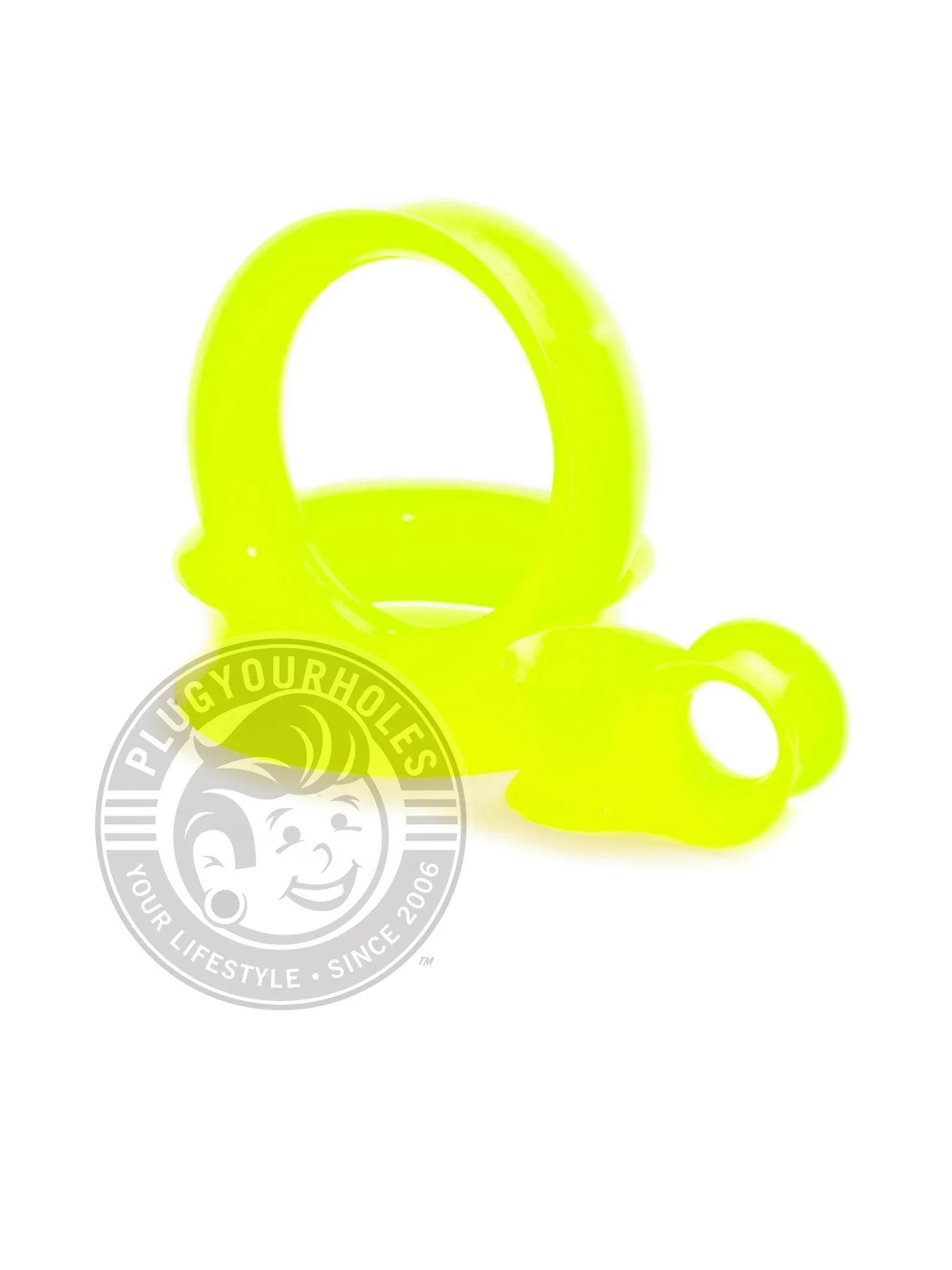 Neon Yellow Green Silicone Ear Skins