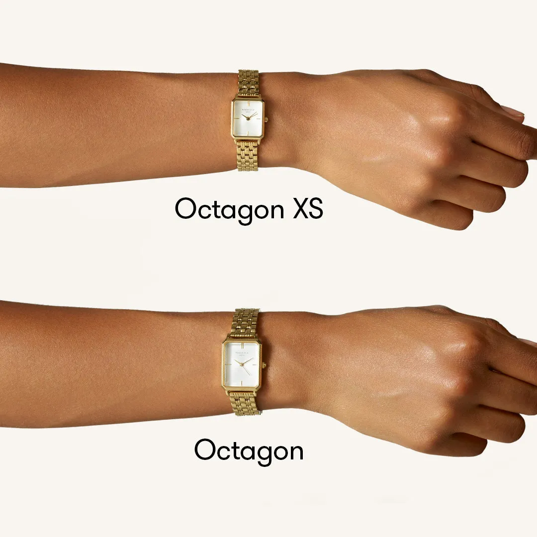 Octagon XS Mesh Gold - Engraved