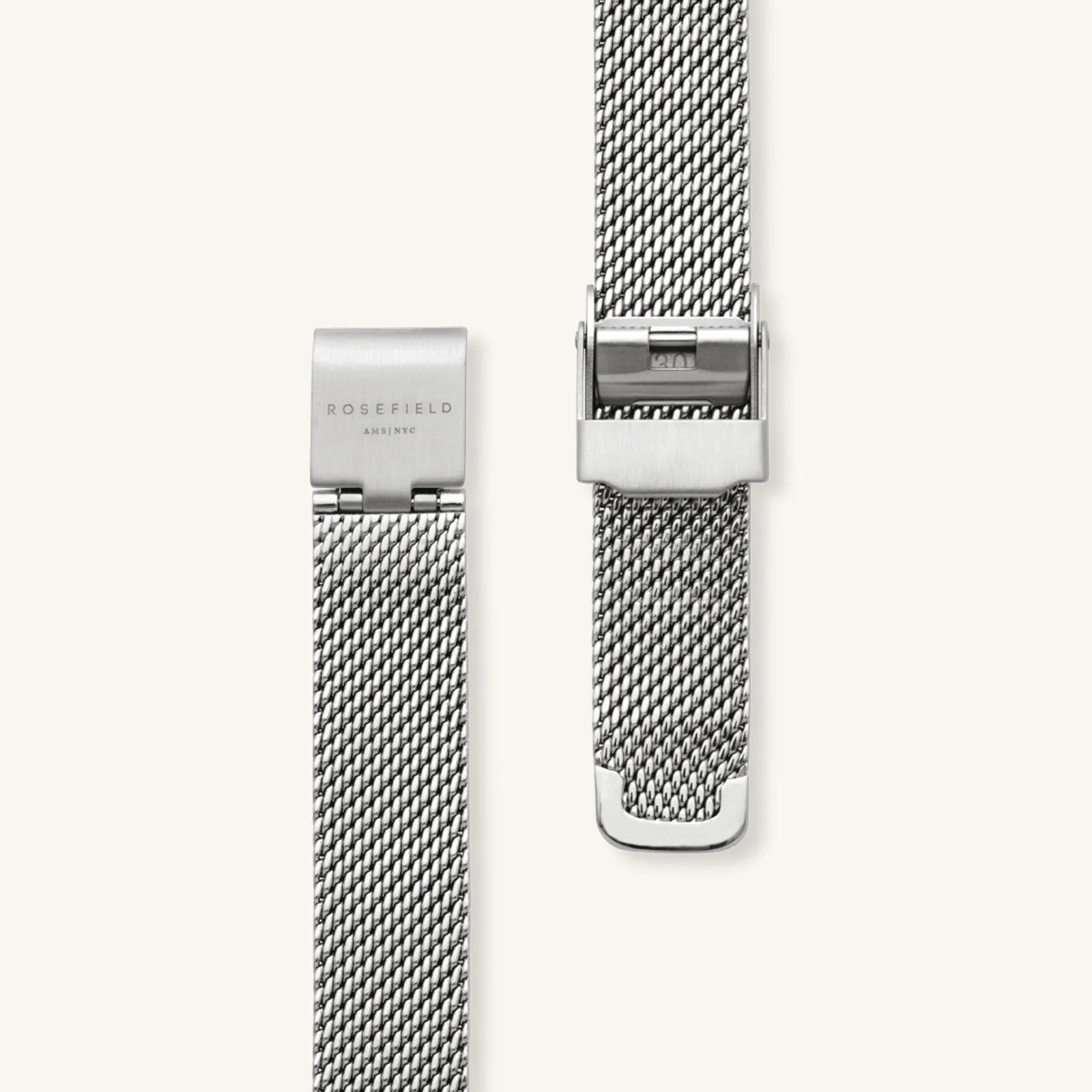 Octagon XS Mesh Silver - Engraved