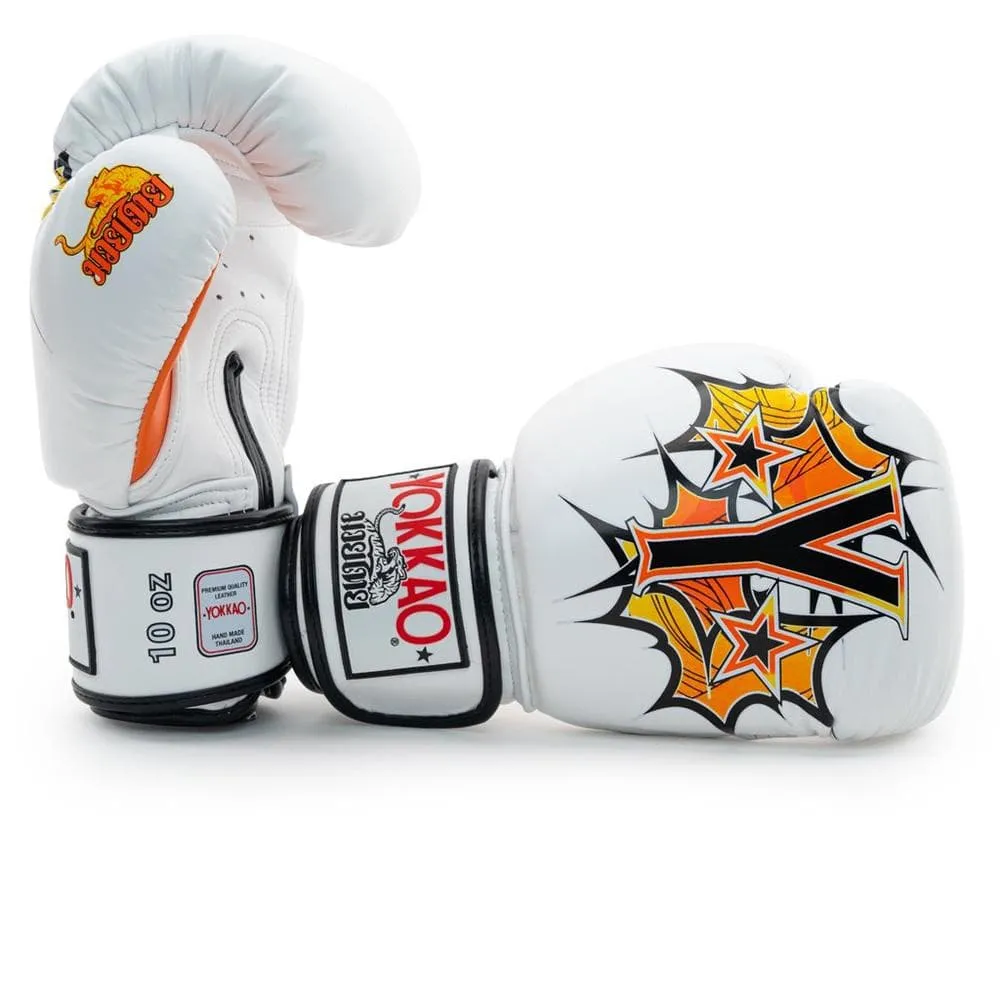 PAD THAI BOXING GLOVES - WHITE