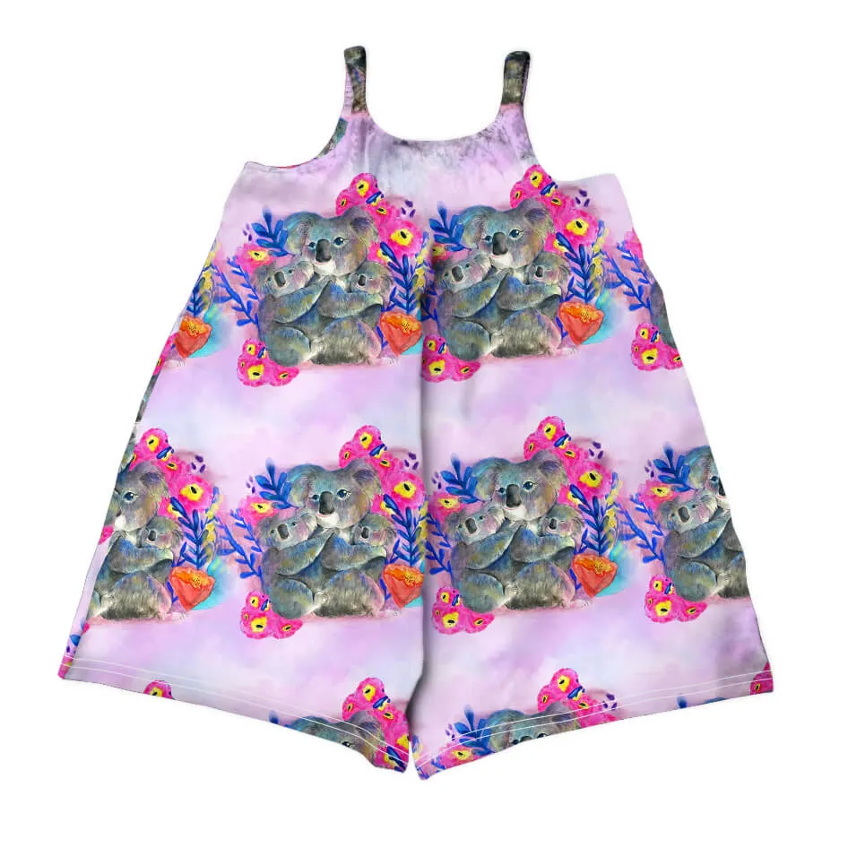 PREORDER Koala Love Girls Romper (Ships w/c 2nd Dec)