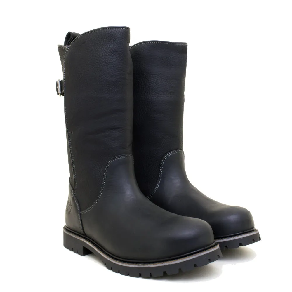 Quebec Black Waterproof- Mid Calf - Size 39 - Factory Second 979a