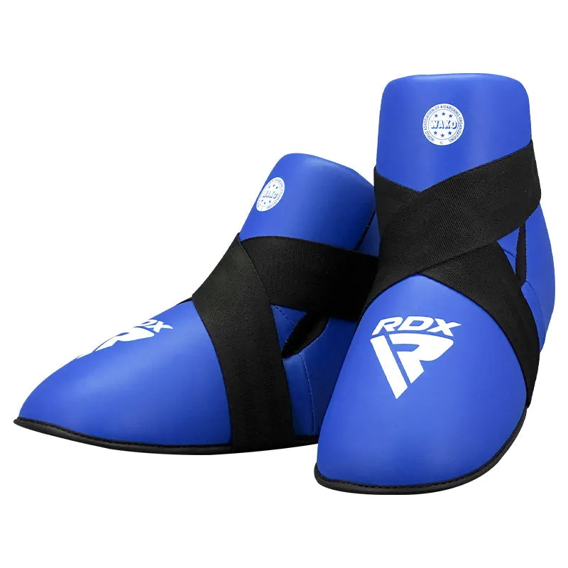 RDX T1 WAKO Foot Protector Blue